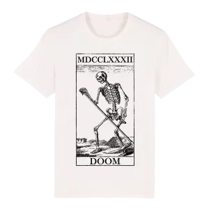 1782 - Doom Tarot Black Logo T-Shirt - White