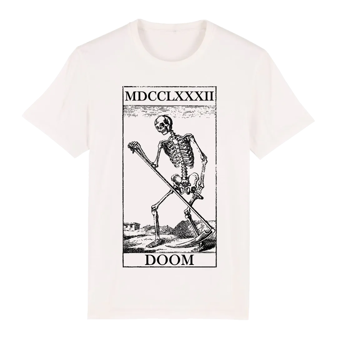 1782 - Doom Tarot Black Logo T-Shirt - White