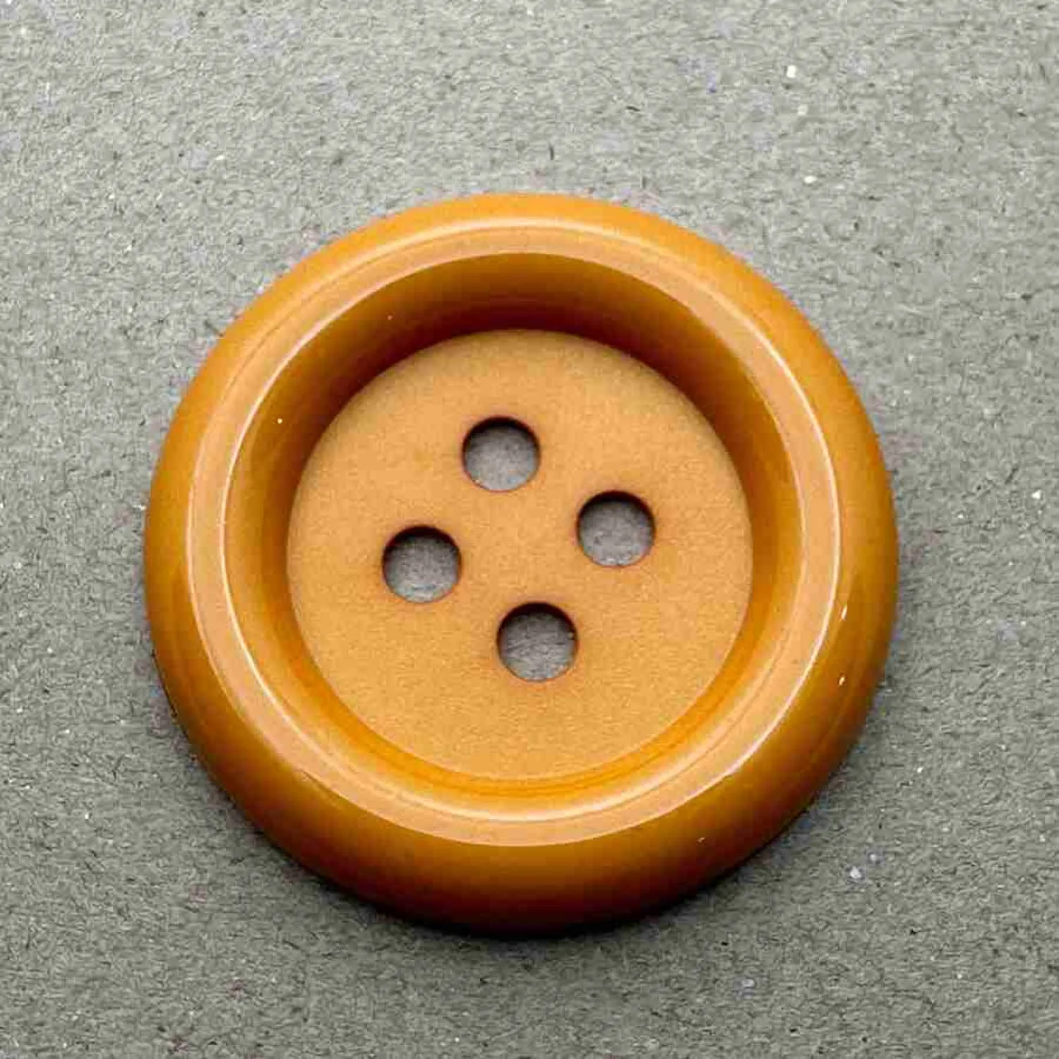 4 Hole Shiny Raised Outer Edge Button 34mm