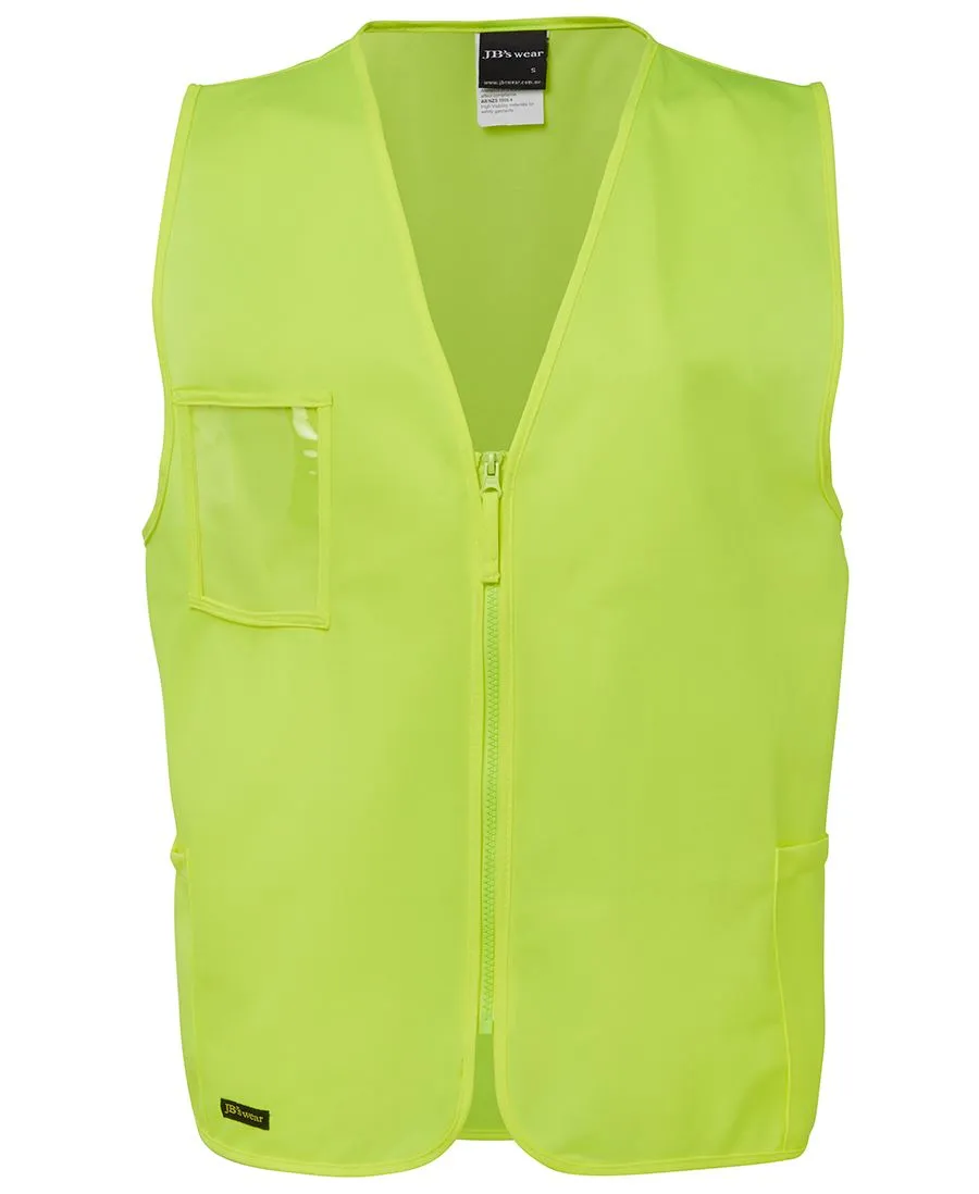 6HVSZ JB's HV ZIP SAFETY VEST