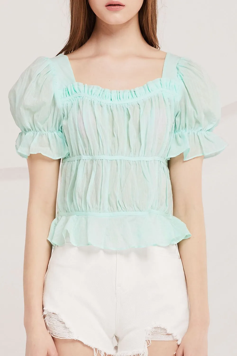 Ailani Ruched Crop Top