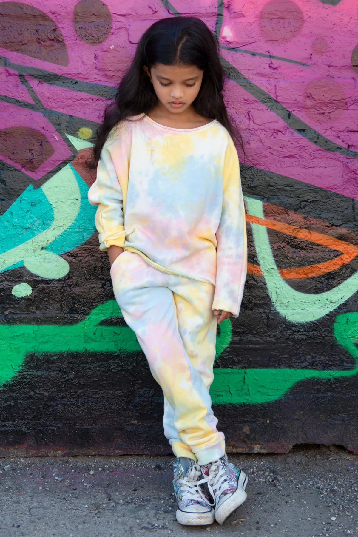 Appaman Watercolor Stanton Girls Sweatpants