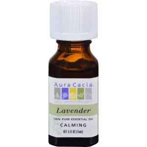 Aura Cacia Pure Essential Oil Lavender - 0.5 Fl Oz