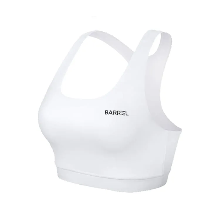 Barrel Women Essential Bra Top-WHITE