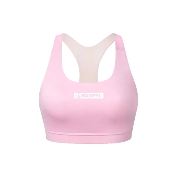 Barrel Women Essential Stitch Bra Top-CORAL