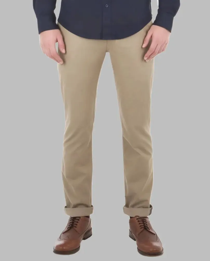 Ben Sherman Slim Stretch Chinos Stone