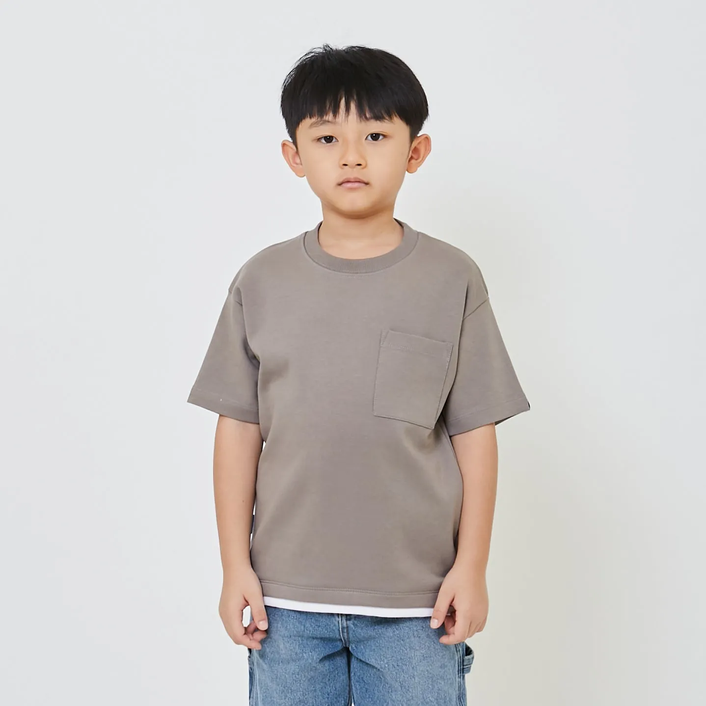 Boy Essential Oversized Pocket Tee - SB2403035