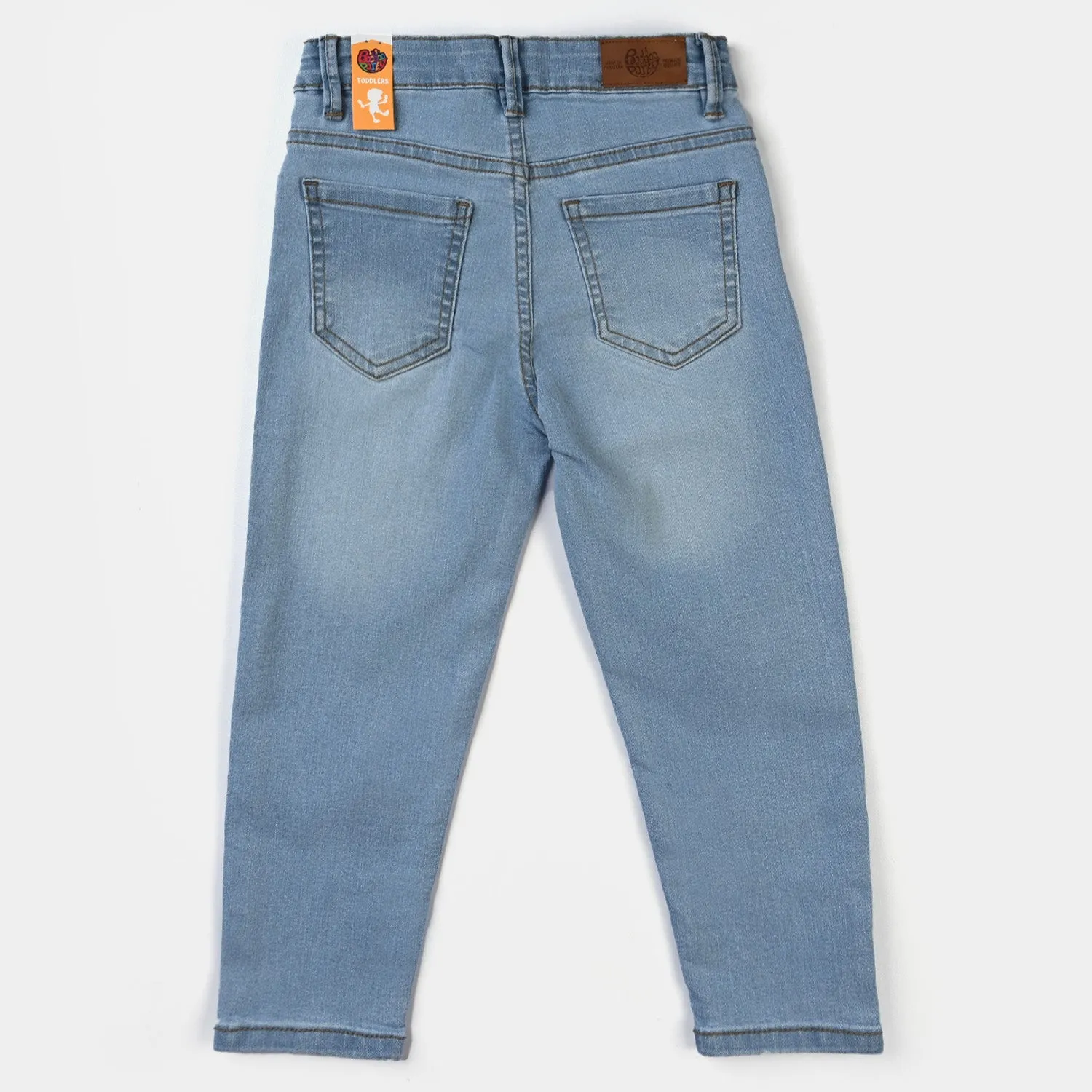 Boys Denim Pant Basic Color-Ice Blue