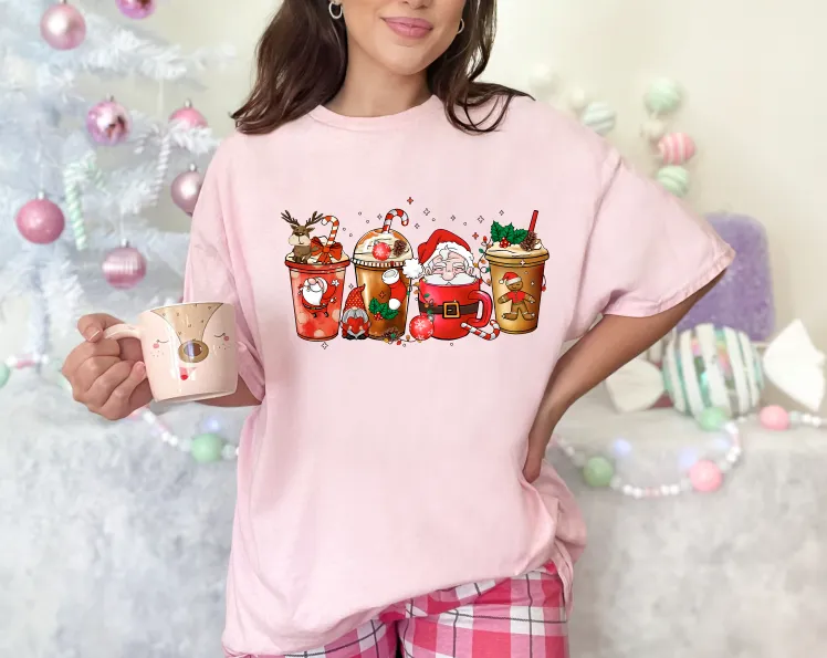 Christmas Santa Latte | Shirt