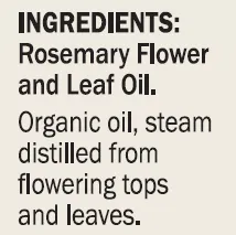 Dr. Mercola Organic Rosemary Essential Oil 1 fl oz