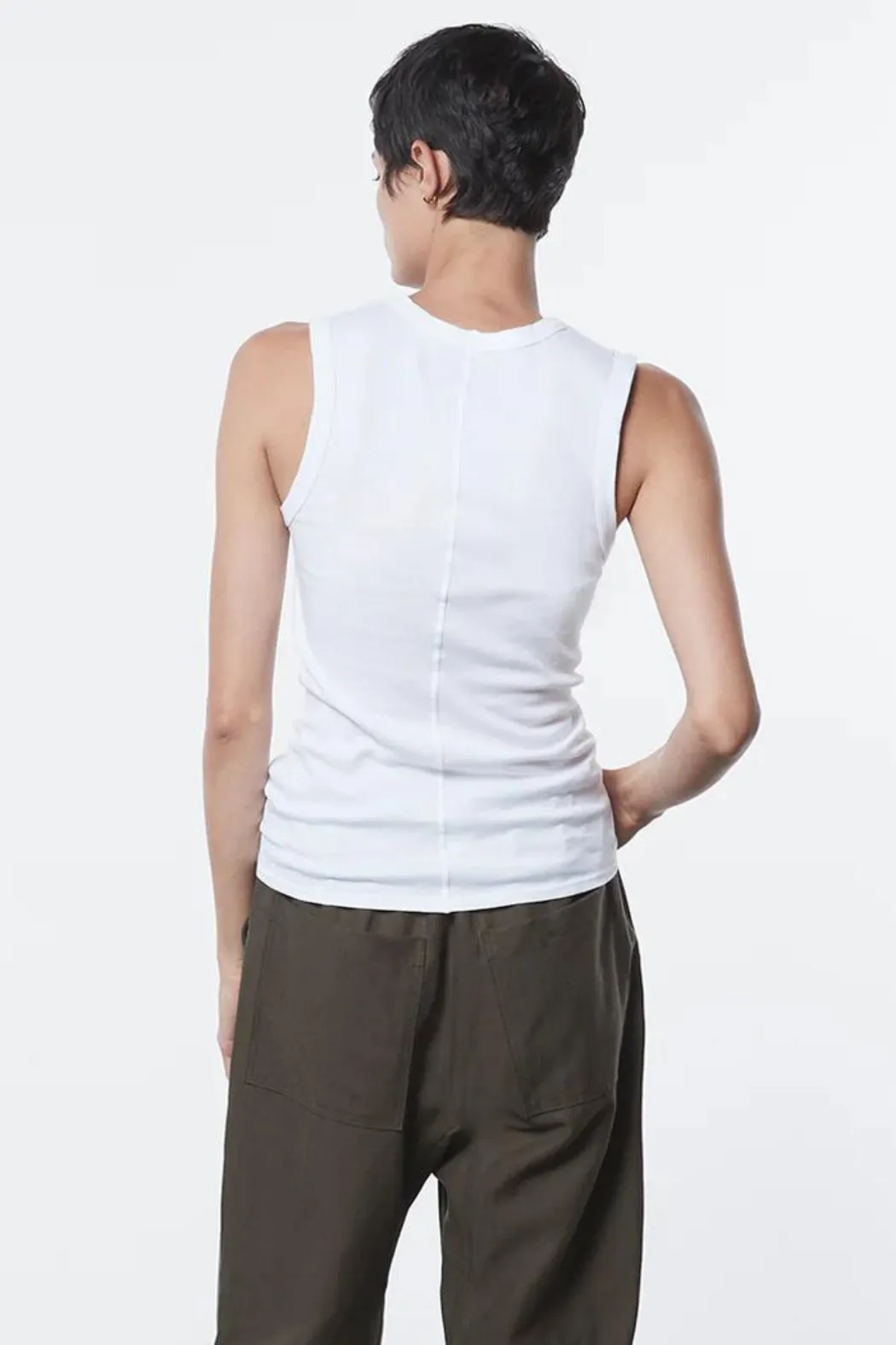 Enza Costa Essential Sleeveless U Tank