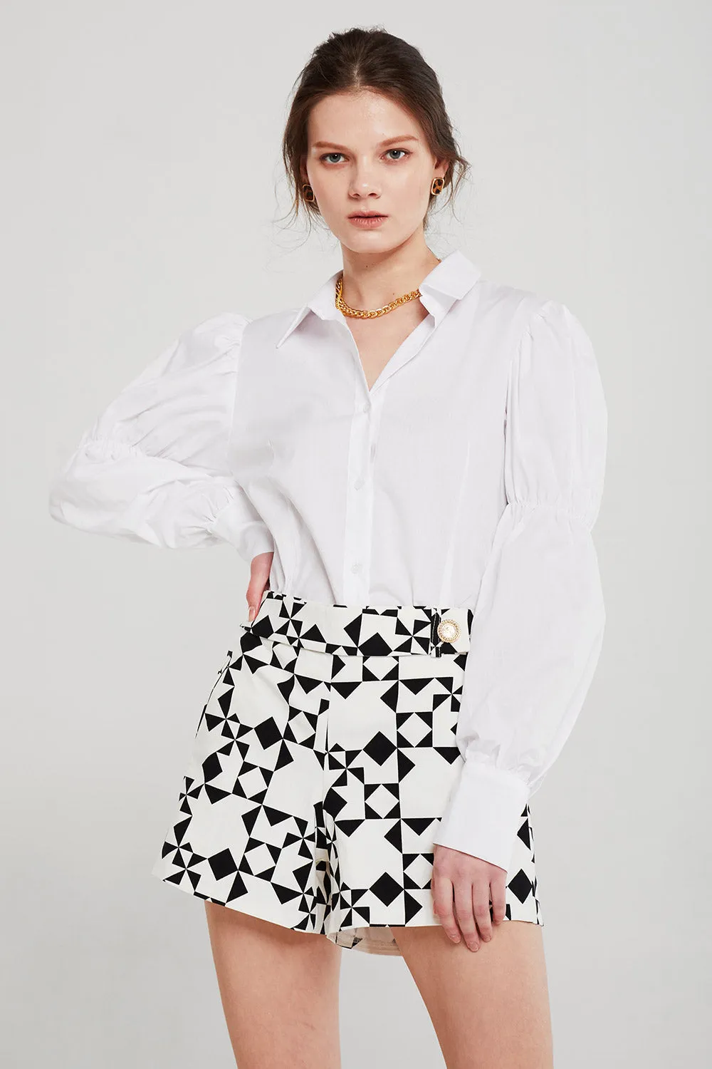 Hazel Bracelet Puff Sleeve Shirt