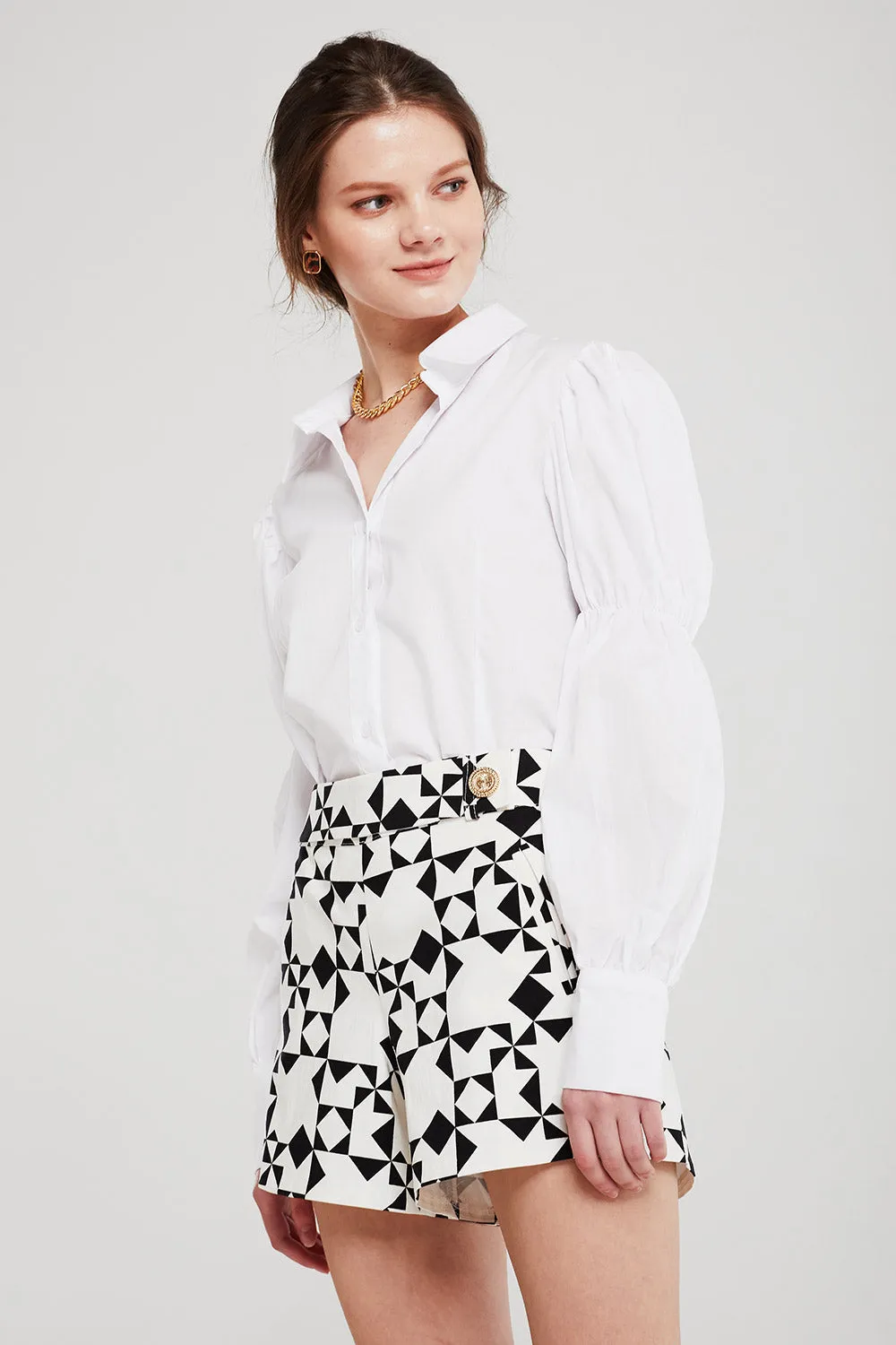 Hazel Bracelet Puff Sleeve Shirt