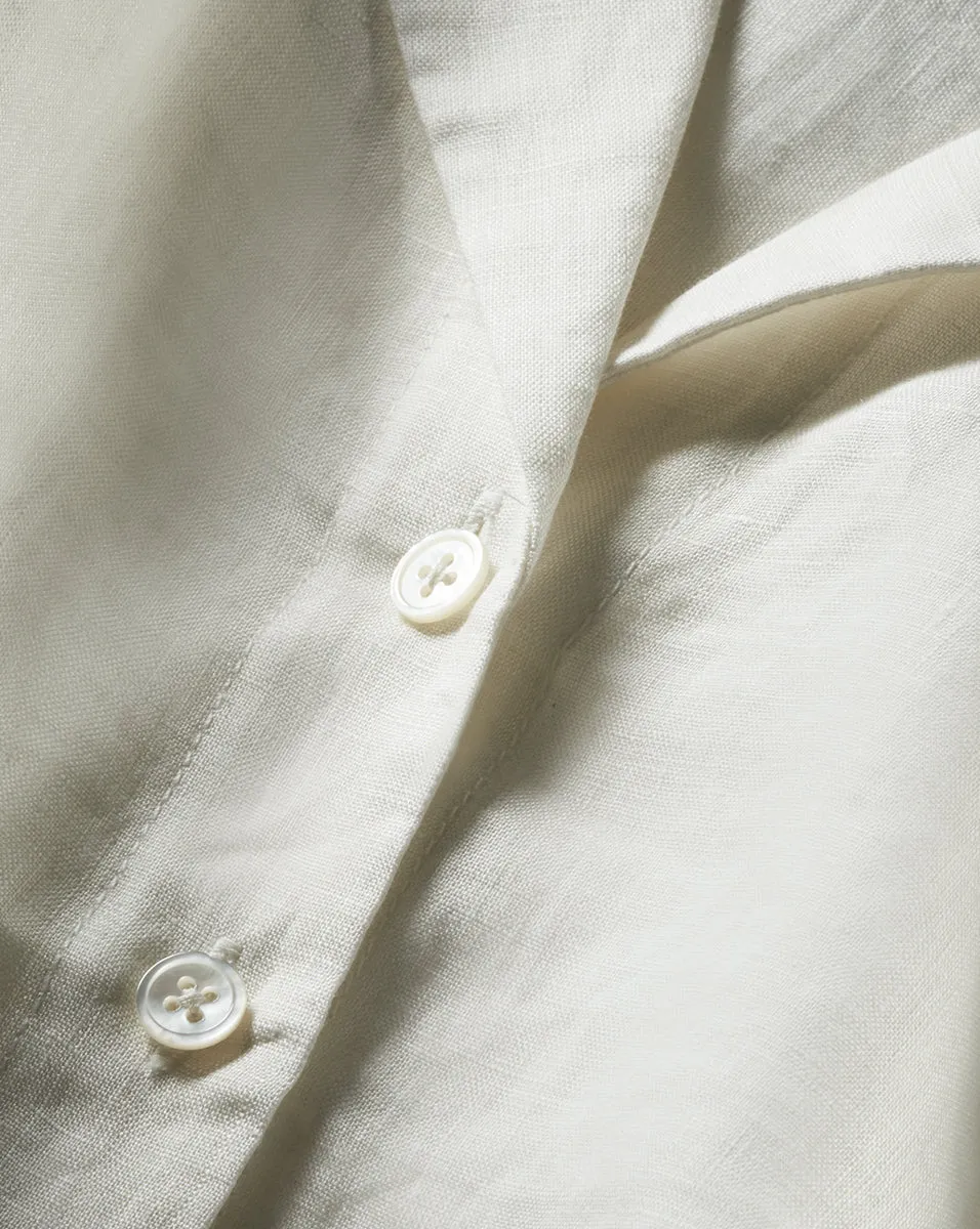 Kasa Linen Button-Down Top