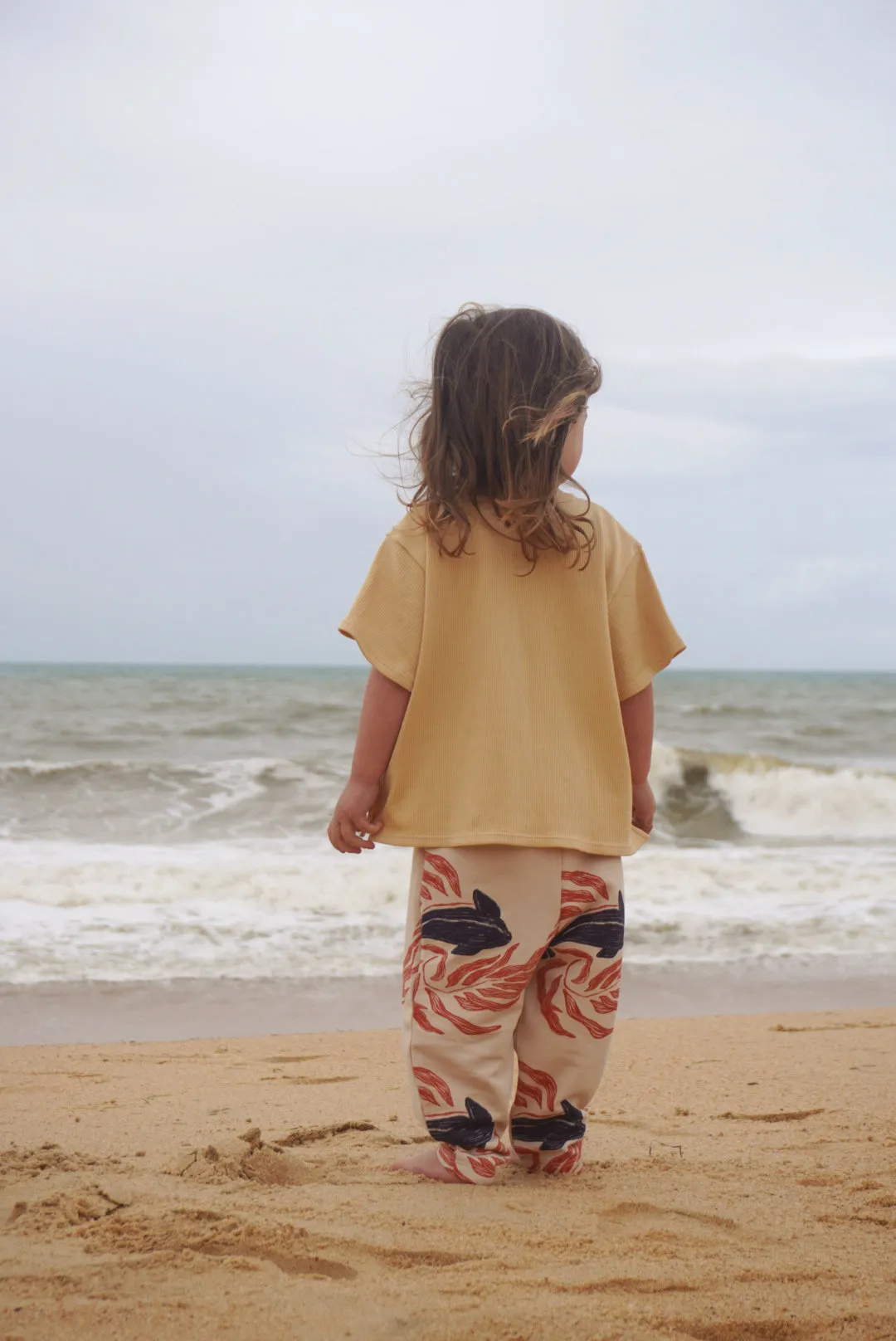 Kids' Whale Sweatpants White