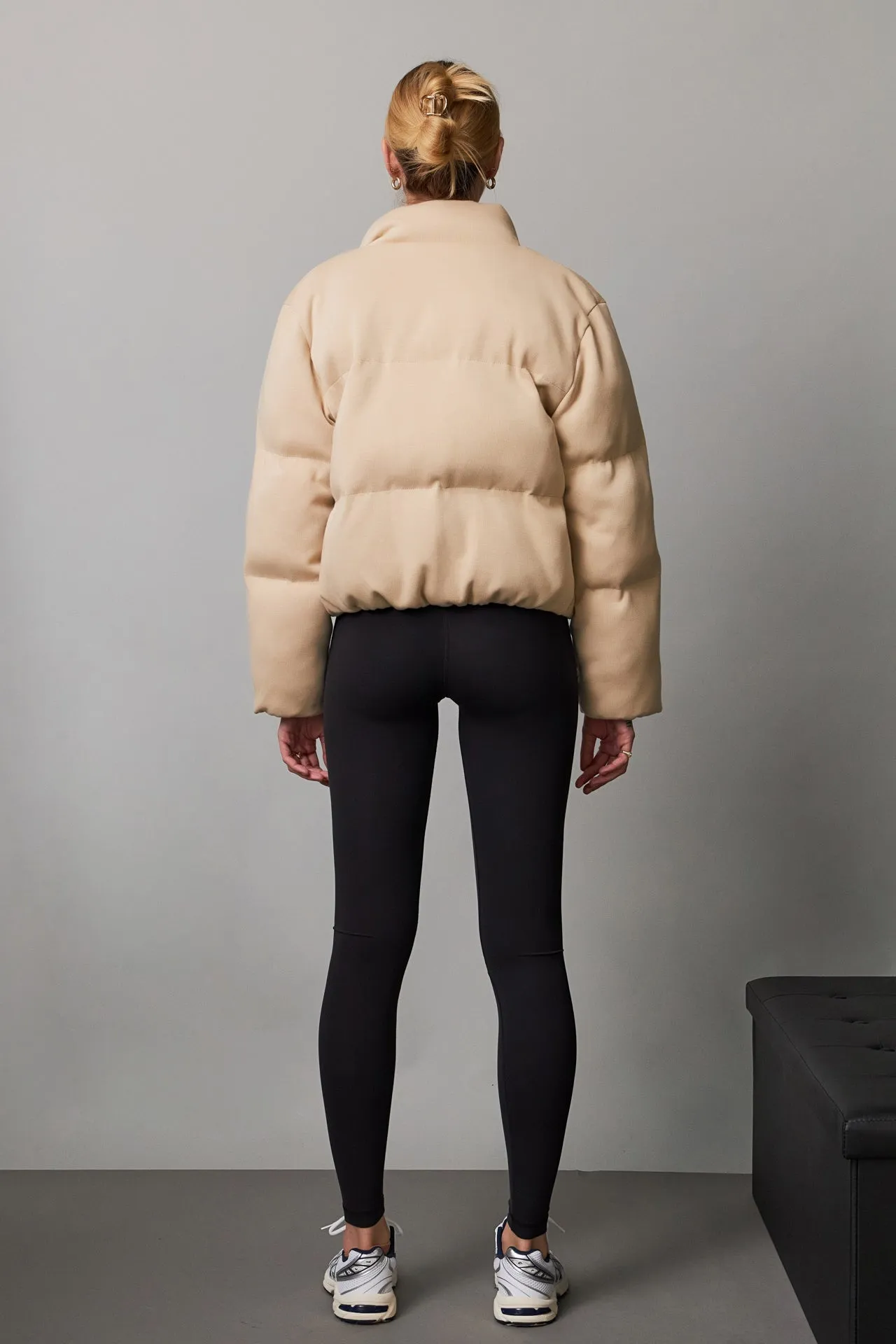 Knit Puffer Jacket