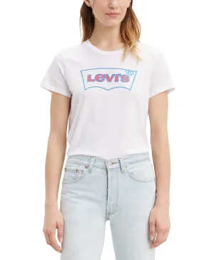 Levis Women's Cotton Batwing Perfect Graphic Logo T-Shirt