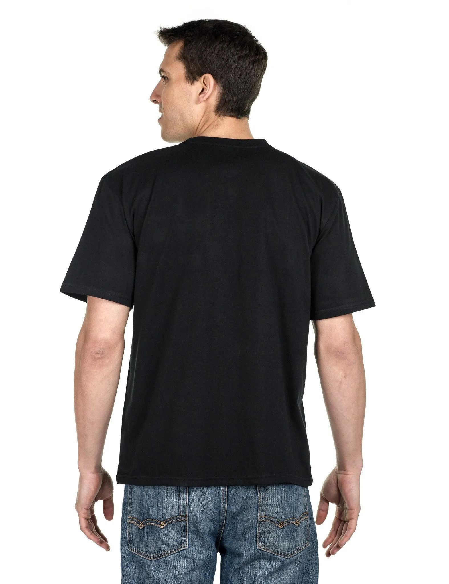 Men's 2-Pack Premium Knit T-Shirts - Black/Charcoal