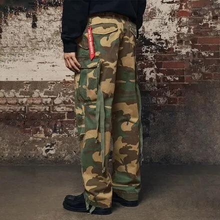 Men's M-65 trousers Alpha Industries, Woodland Camo color