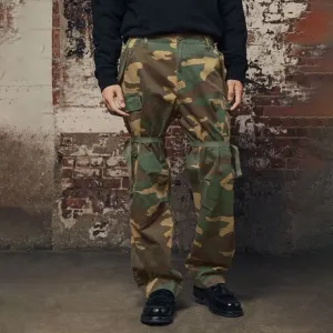 Men's M-65 trousers Alpha Industries, Woodland Camo color