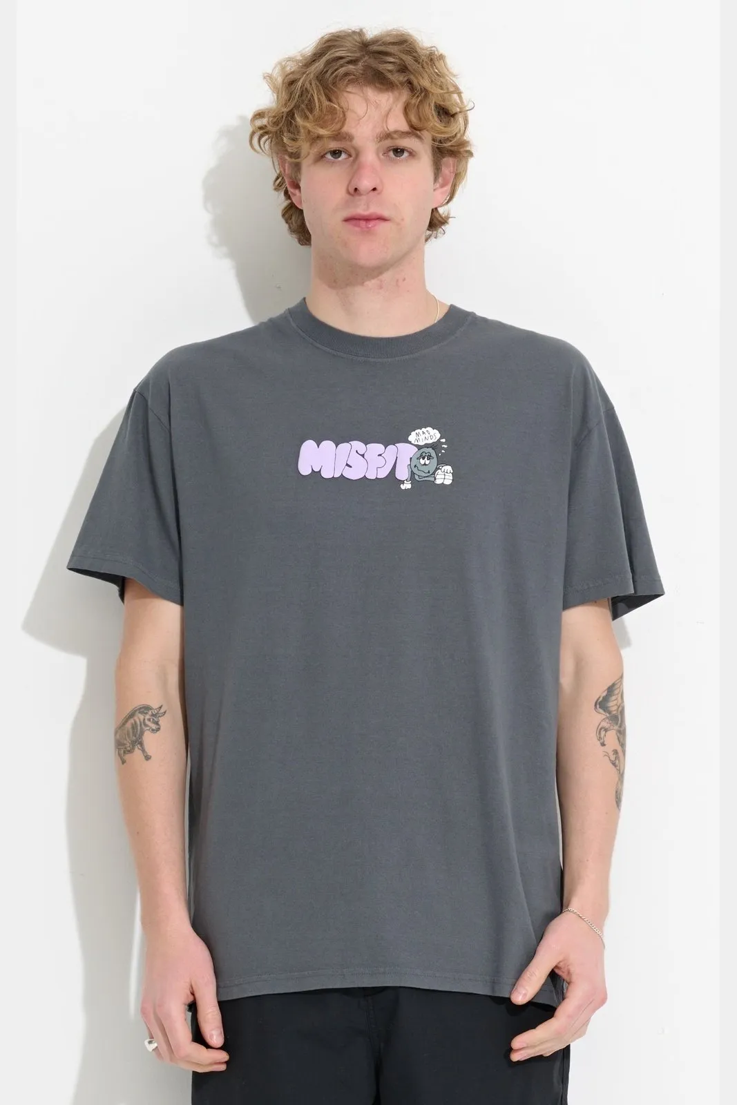 MISFIT Loving hopes ss tee -Pigment petrol