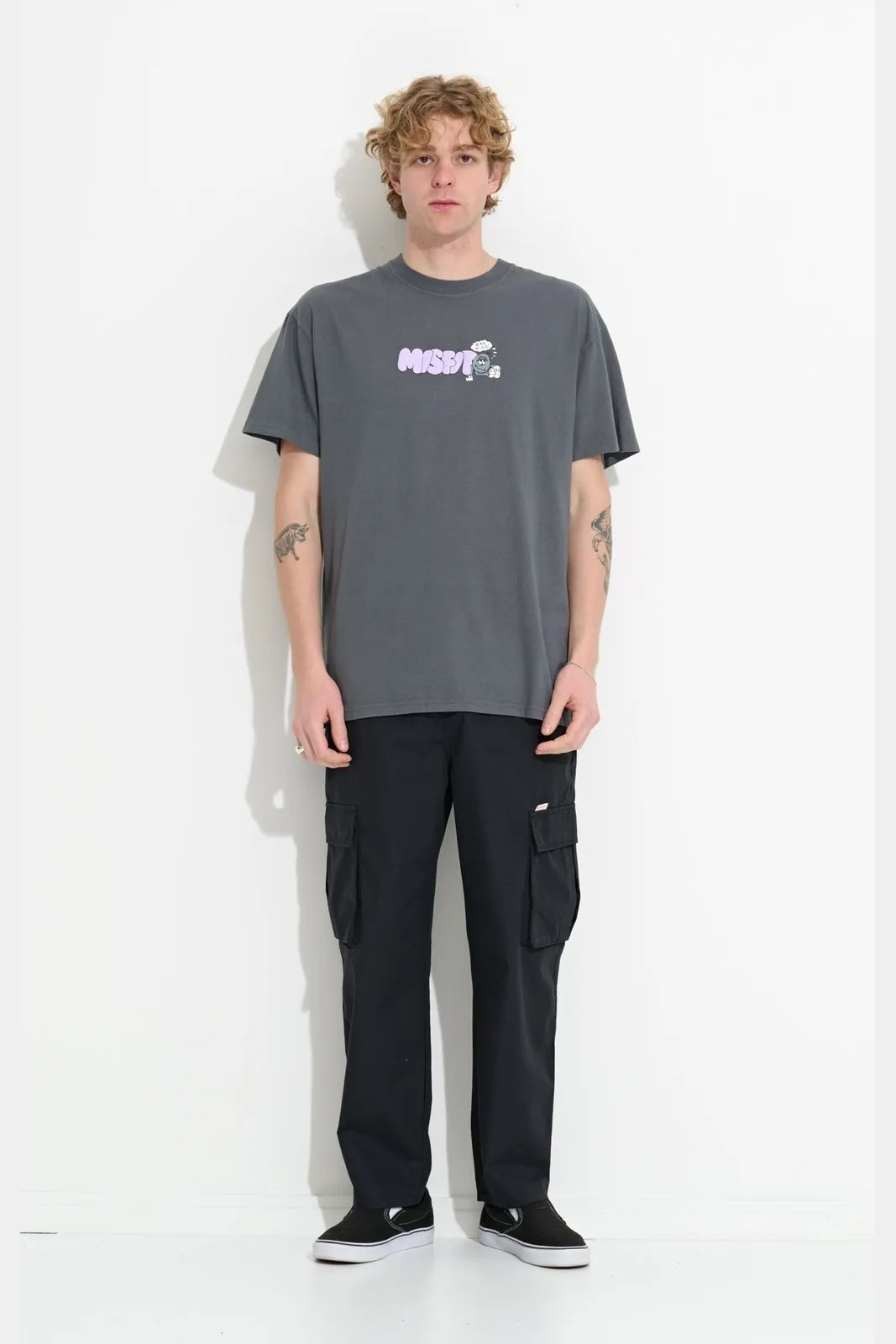 MISFIT Loving hopes ss tee -Pigment petrol