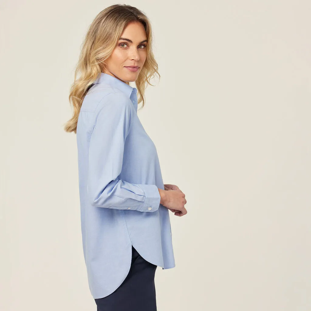 NNT Uniforms Cotton Chambray Long Sleeve Shirt W (CATUSZ)