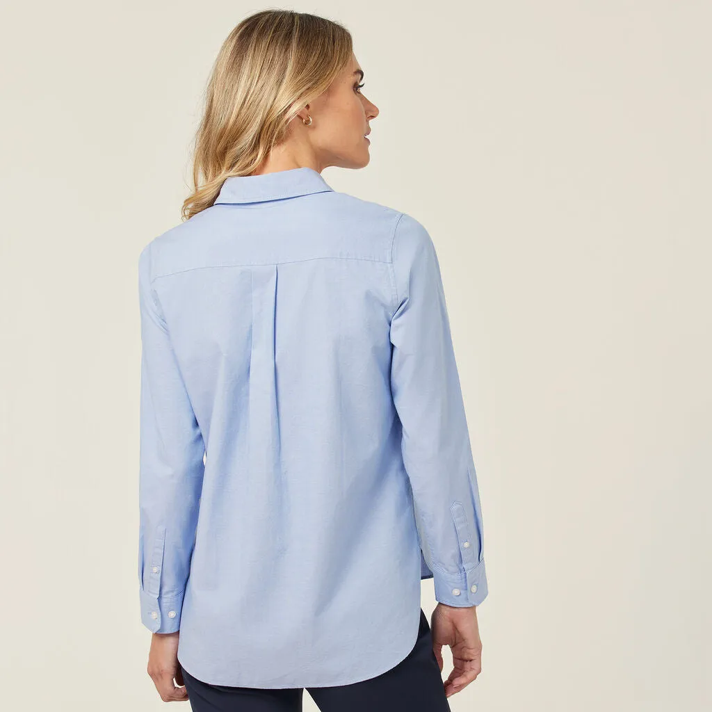 NNT Uniforms Cotton Chambray Long Sleeve Shirt W (CATUSZ)