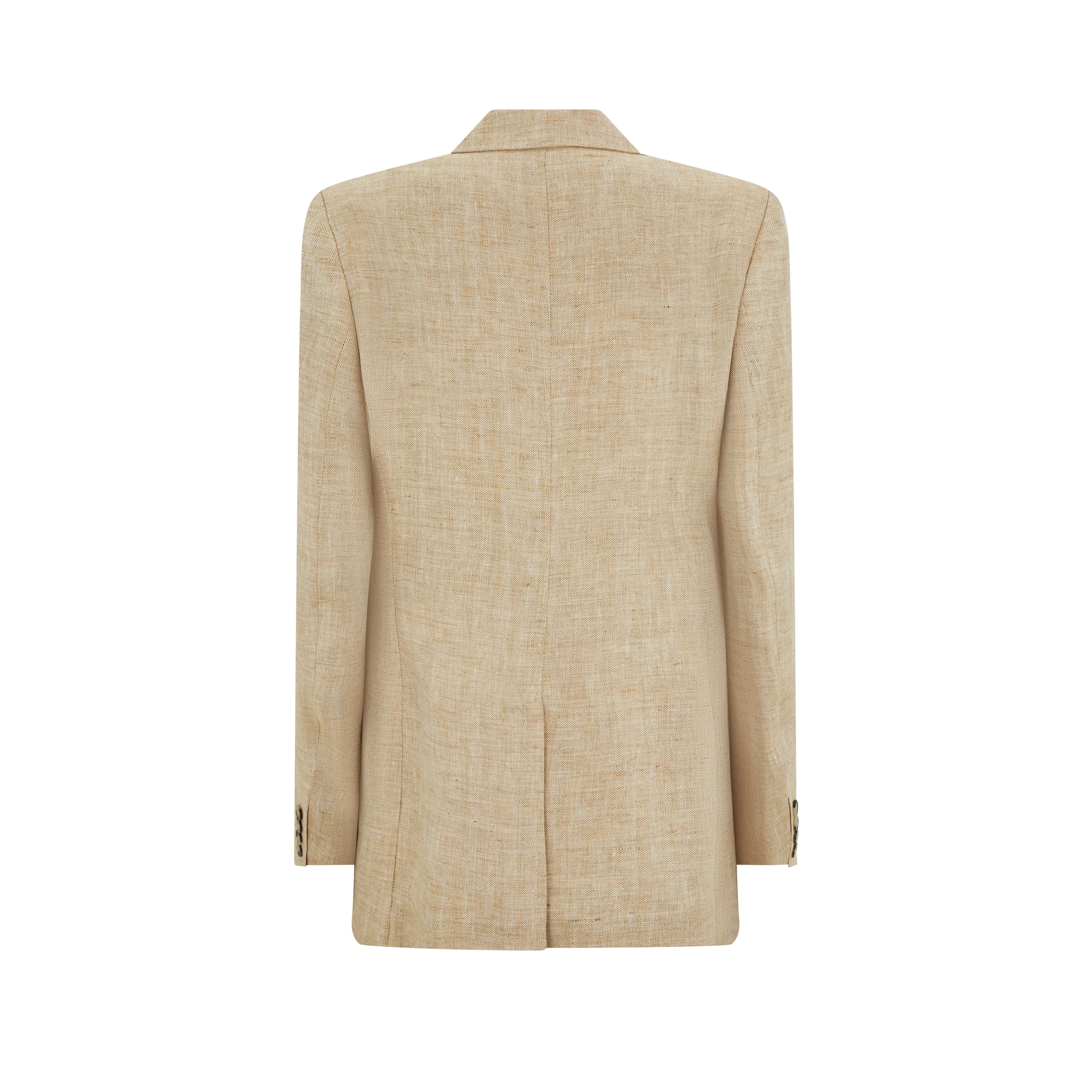 Palau Tailored Herringbone Linen Jacket