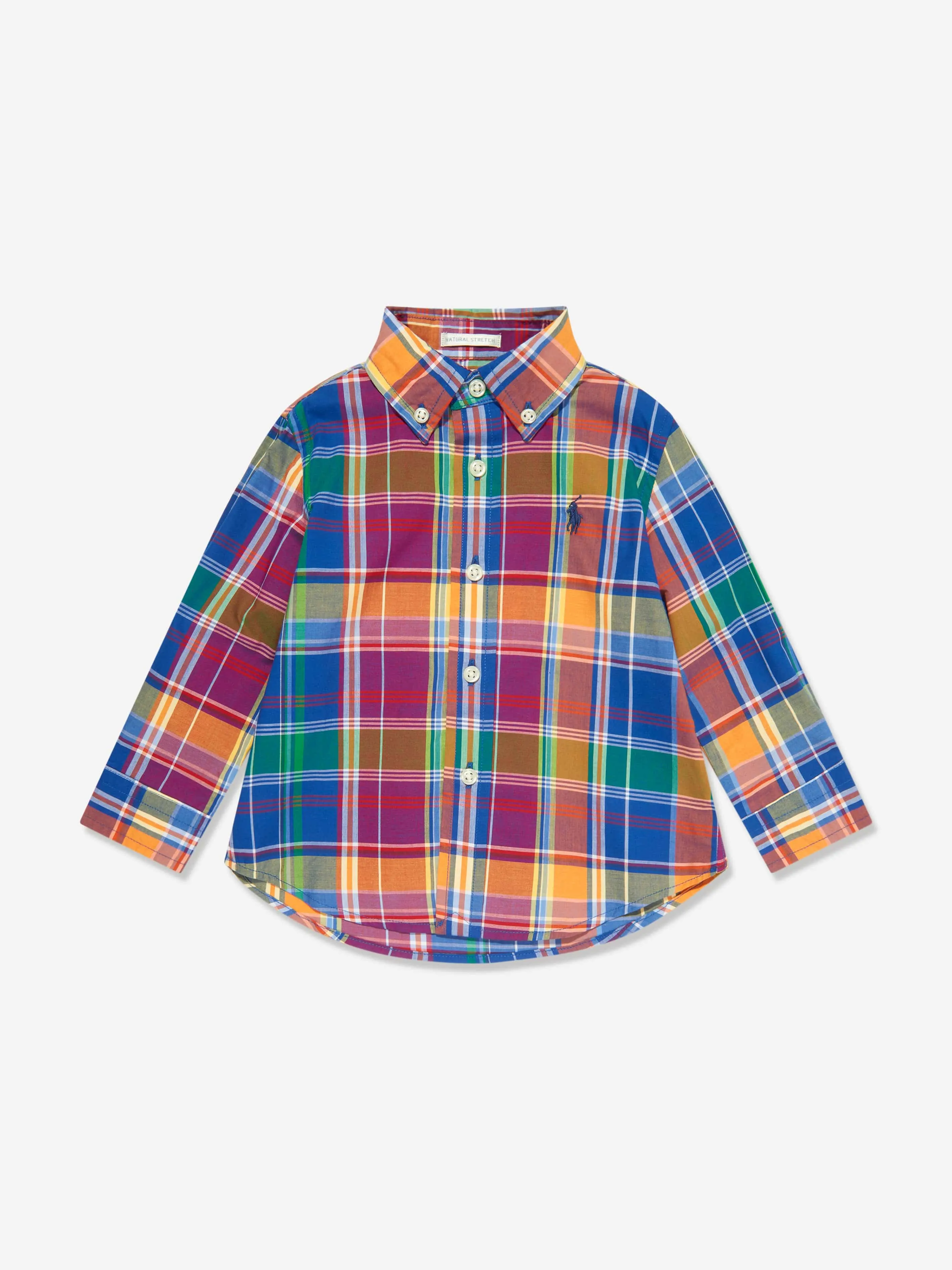 Ralph Lauren Baby Boys Shirt And Trousers Set in Multicolour