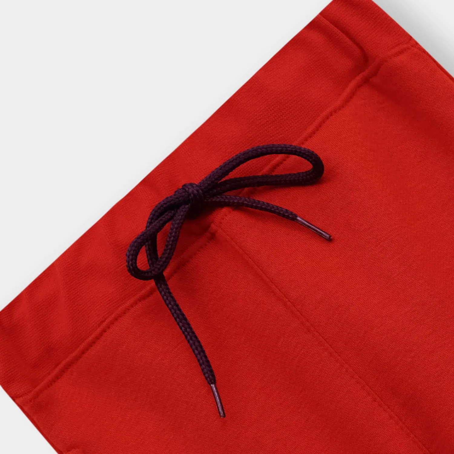 Red 4 pocket trouser in fleece fot kids