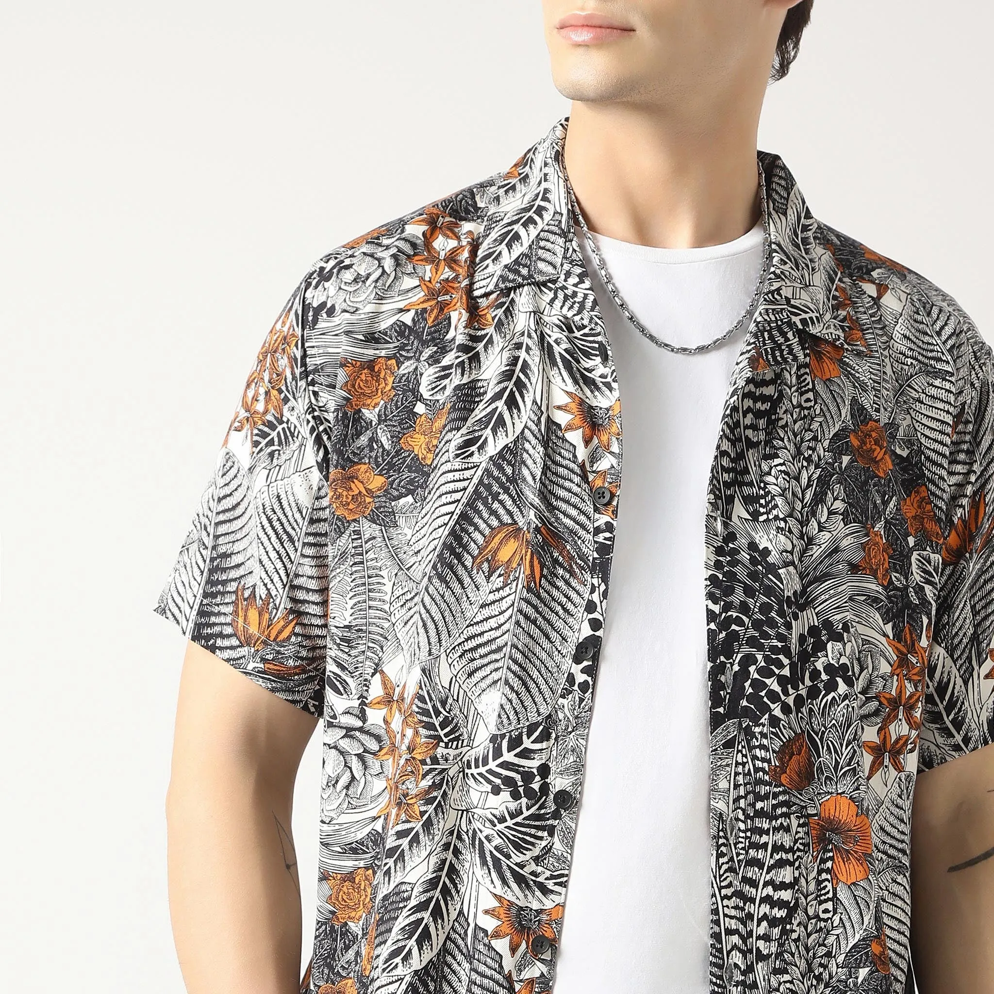 Retreat Shirts - Regular Fit Printed Shirt