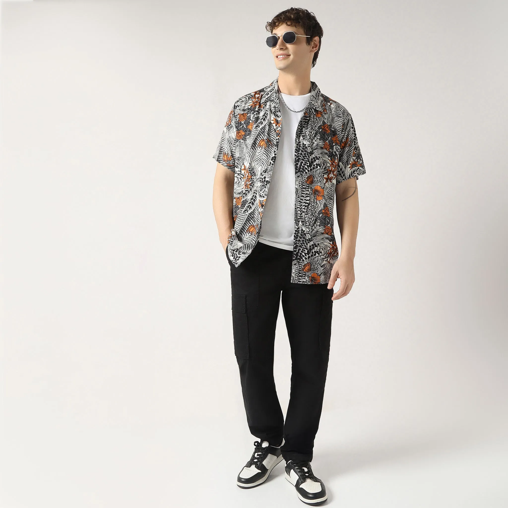 Retreat Shirts - Regular Fit Printed Shirt