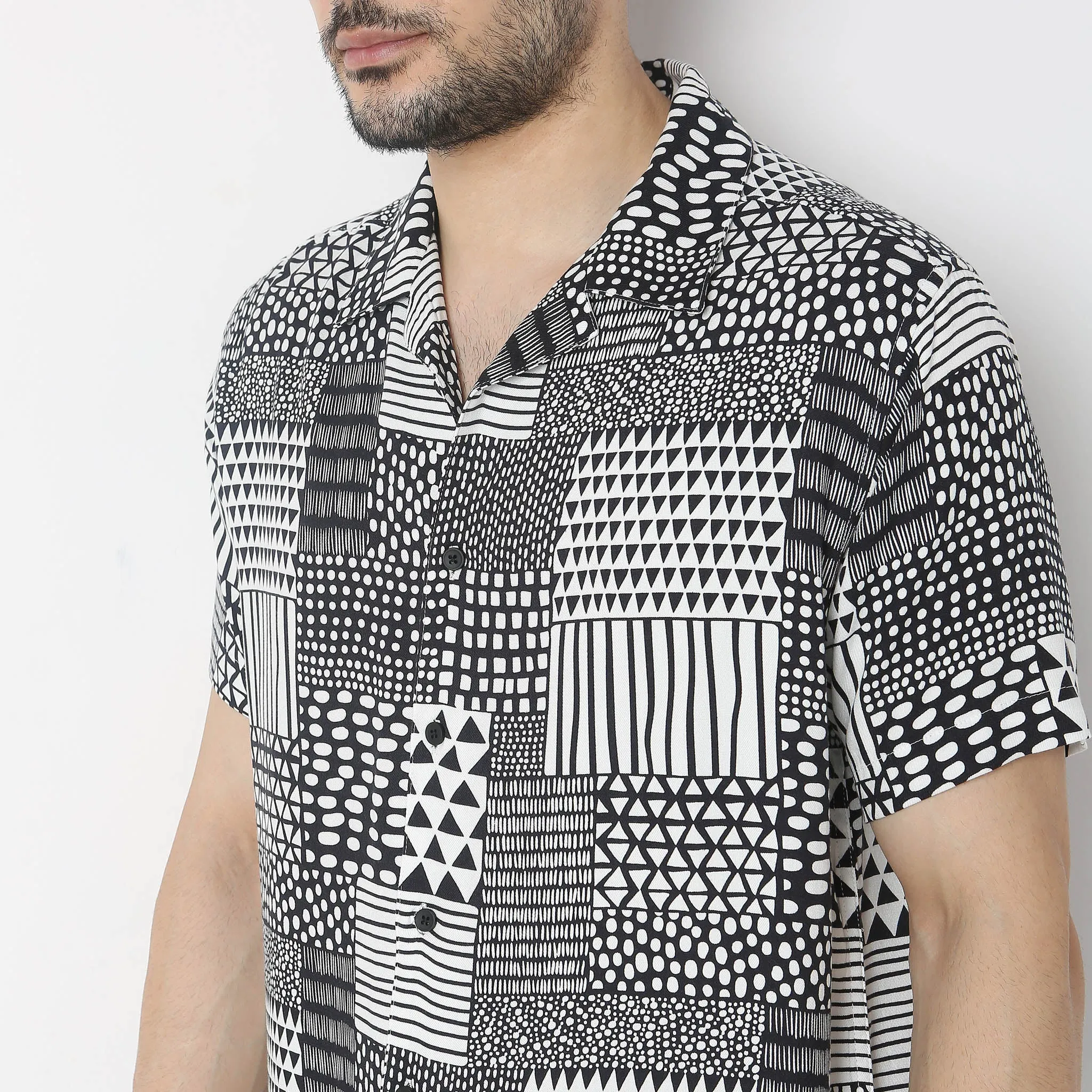 Retreat Shirts - Regular Fit Printed Shirt