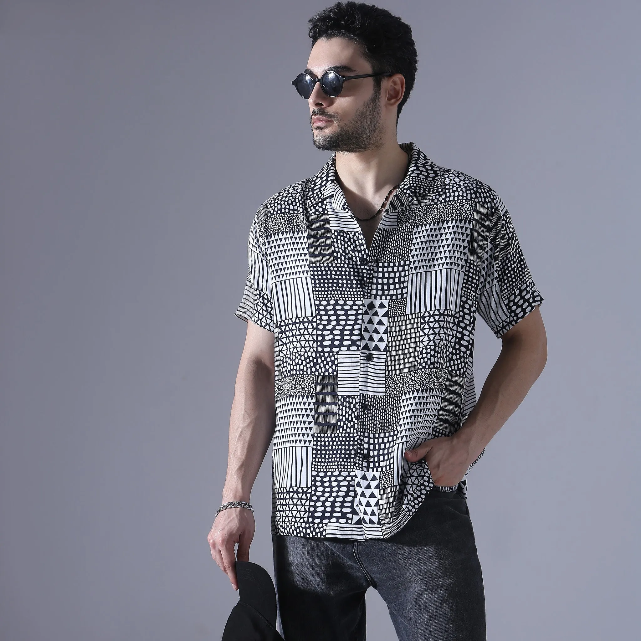 Retreat Shirts - Regular Fit Printed Shirt