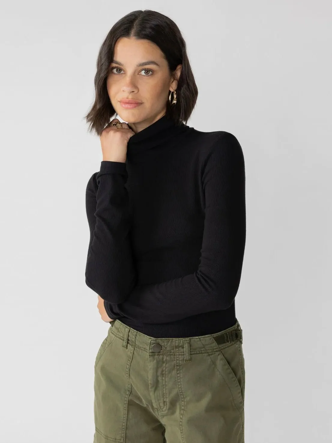 {Sanctuary} Essential Turtleneck