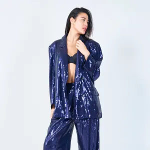 Shimmering sequin blazer wholesale