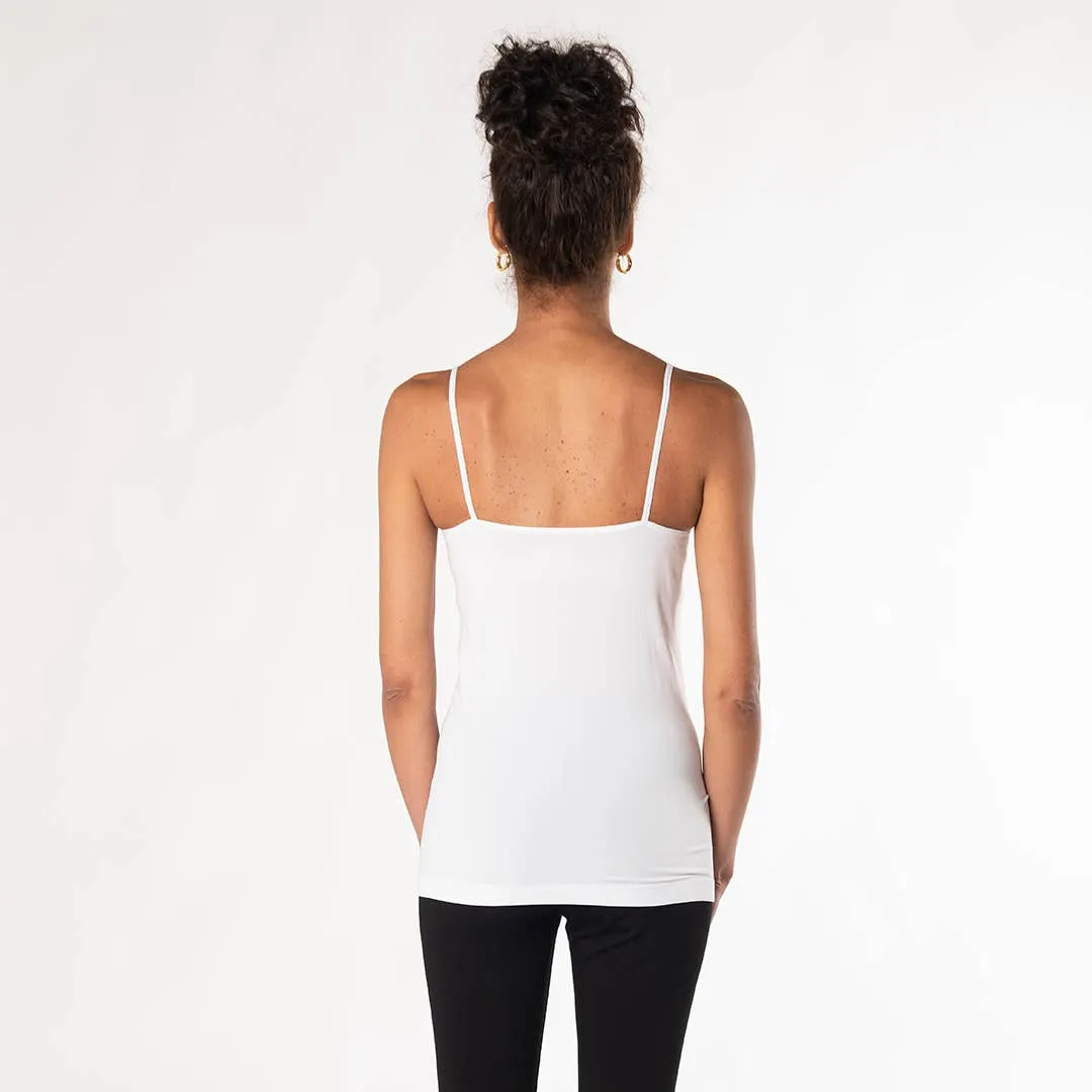 Terrera Essential Cami - White: White | S-XL