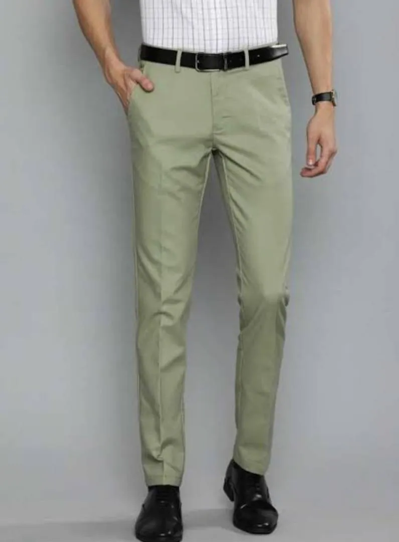 Trendy Stylish Linen Blend Formal Trouser for Men