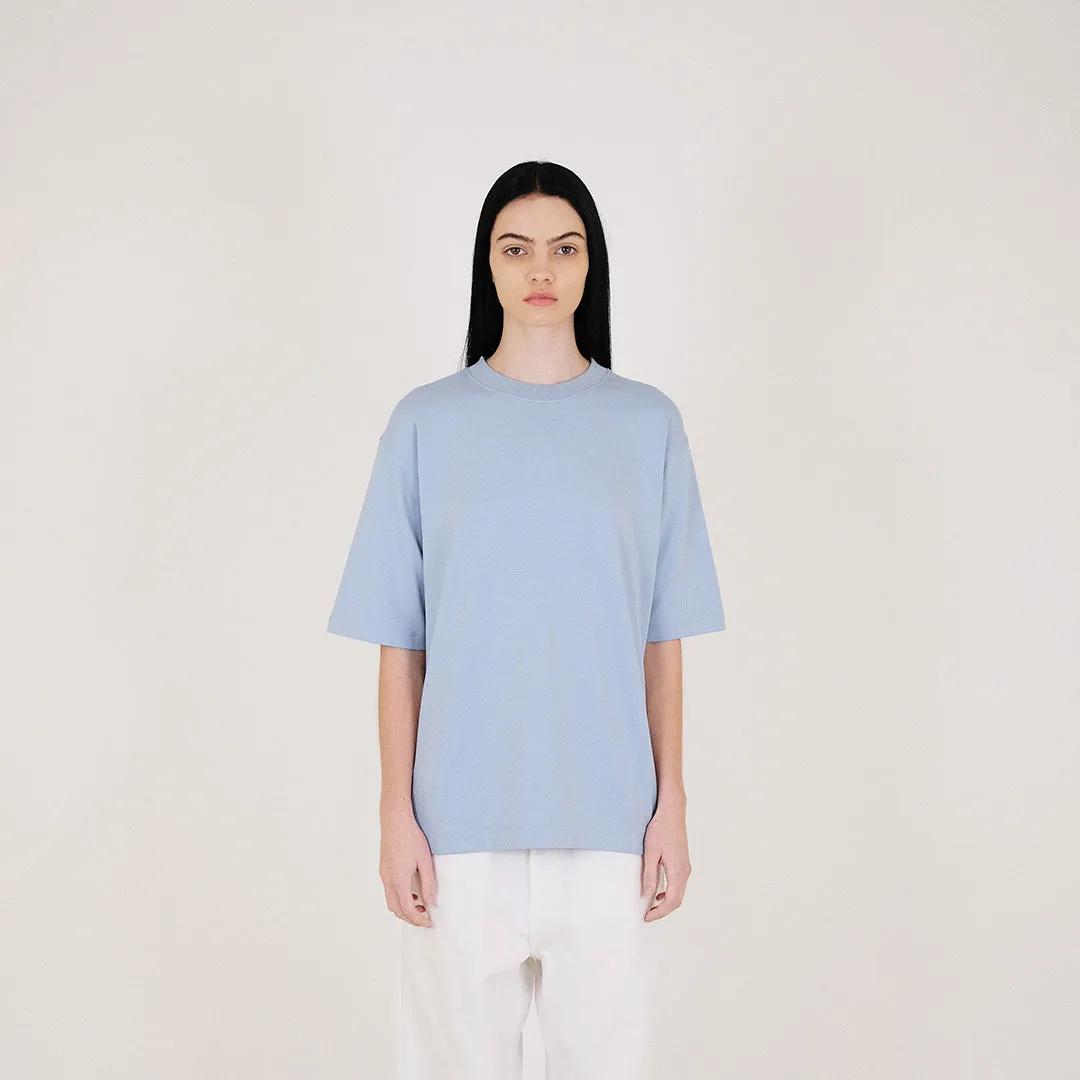 Women Essential Oversized Top - Dusty Blue - SW2401067B