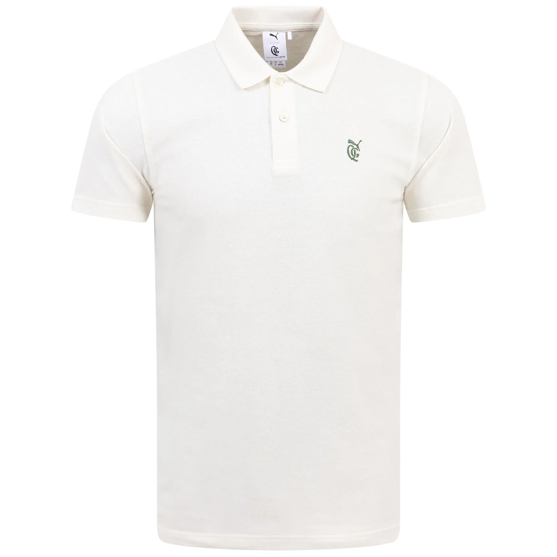 X QGC Post Round Polo Warm White - SS24