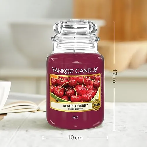 Yankee Candle Autumn Wreath Scented, Classic 22oz Large Jar Single Wick Aromatherapy Candle