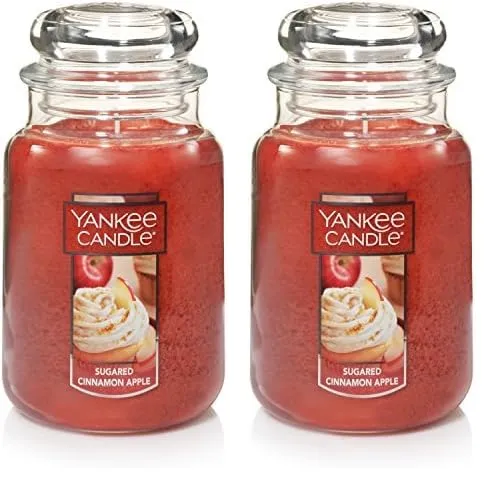 Yankee Candle Autumn Wreath Scented, Classic 22oz Large Jar Single Wick Aromatherapy Candle