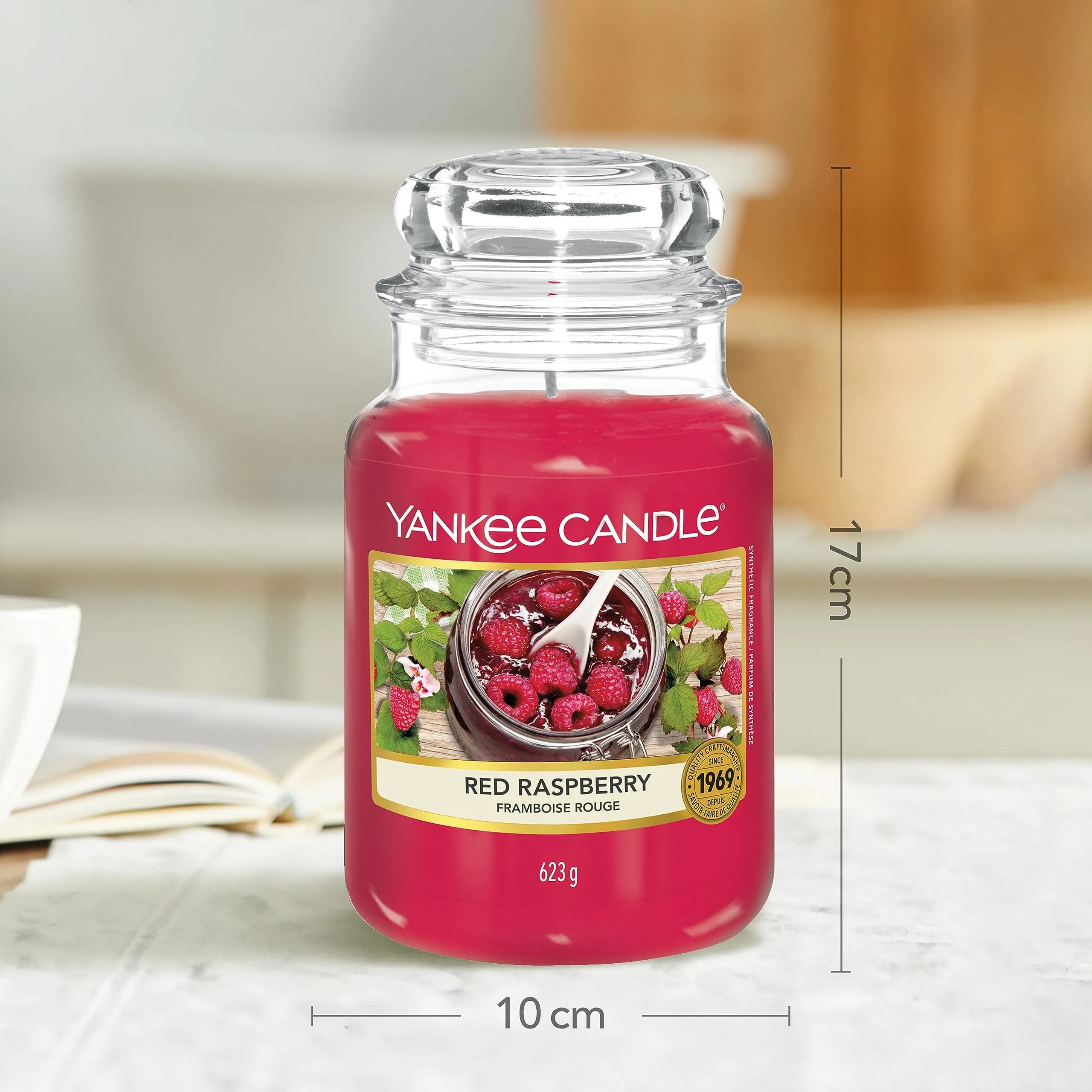 Yankee Candle Autumn Wreath Scented, Classic 22oz Large Jar Single Wick Aromatherapy Candle