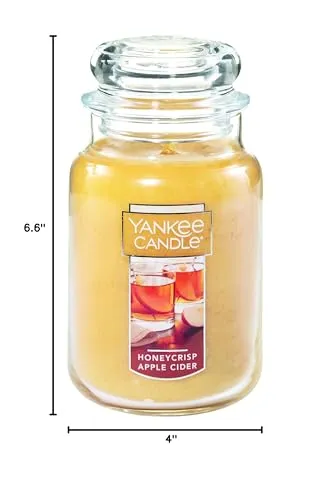 Yankee Candle Autumn Wreath Scented, Classic 22oz Large Jar Single Wick Aromatherapy Candle